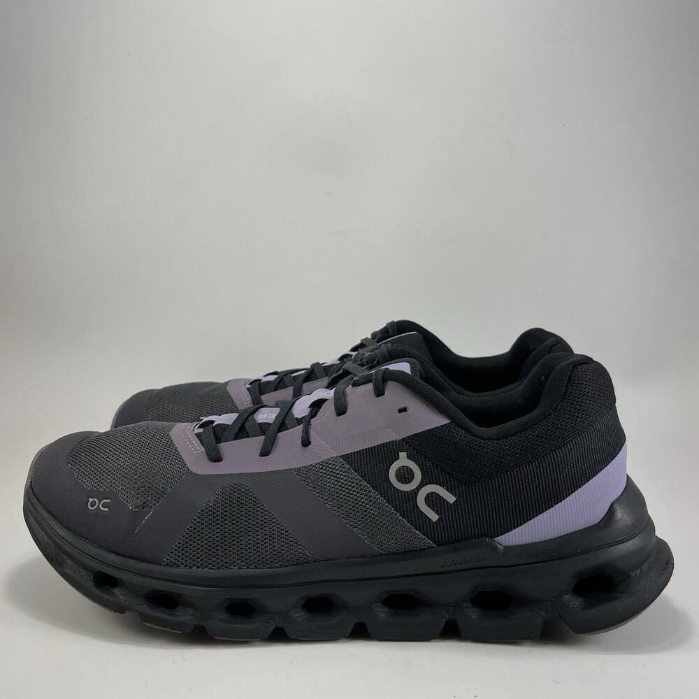 On Cloud Cloudrunner Running Shoes Mens Size 10.5 Iron/Black Athletic Sneakers - Picture 3 of 11